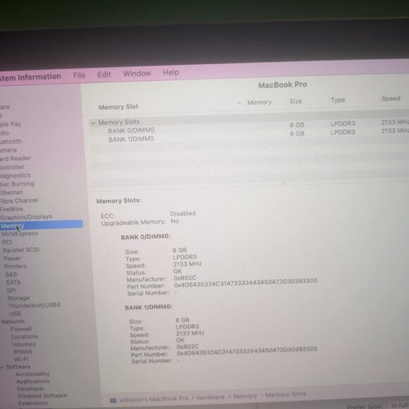 2016 Apple Macbook 1 TB Storage 16 GB RAM  Pro 15" Touch Bar i7 2.9ghz - Picture 11 of 17